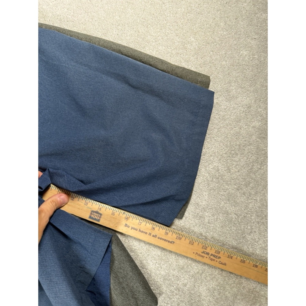 Lot of 2 Under Armour Golf Shorts Men's 38 Gray & Blue Vented Stretch 9" Inseam - Picture 8 of 9